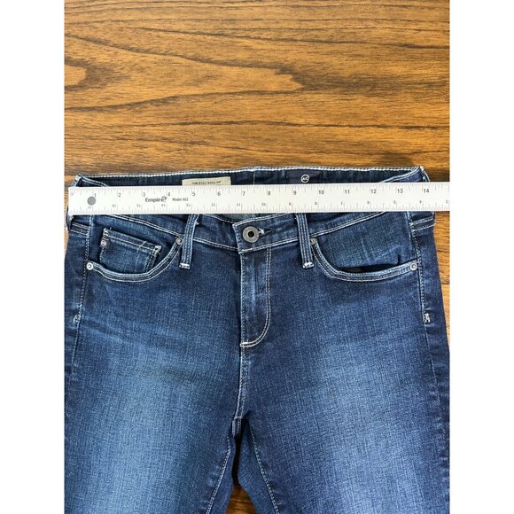 AG Adriano Goldschmied the Stilt Cigarette crop roll up jeans size 28 denim - Picture 5 of 7